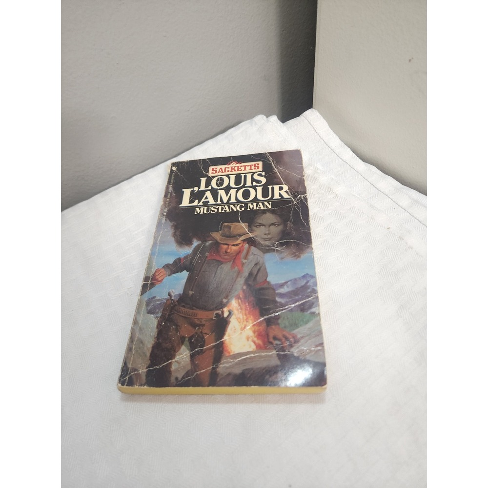Mustang Man by Louis L'Amour The Sacketts Vintage Western Paperback Book